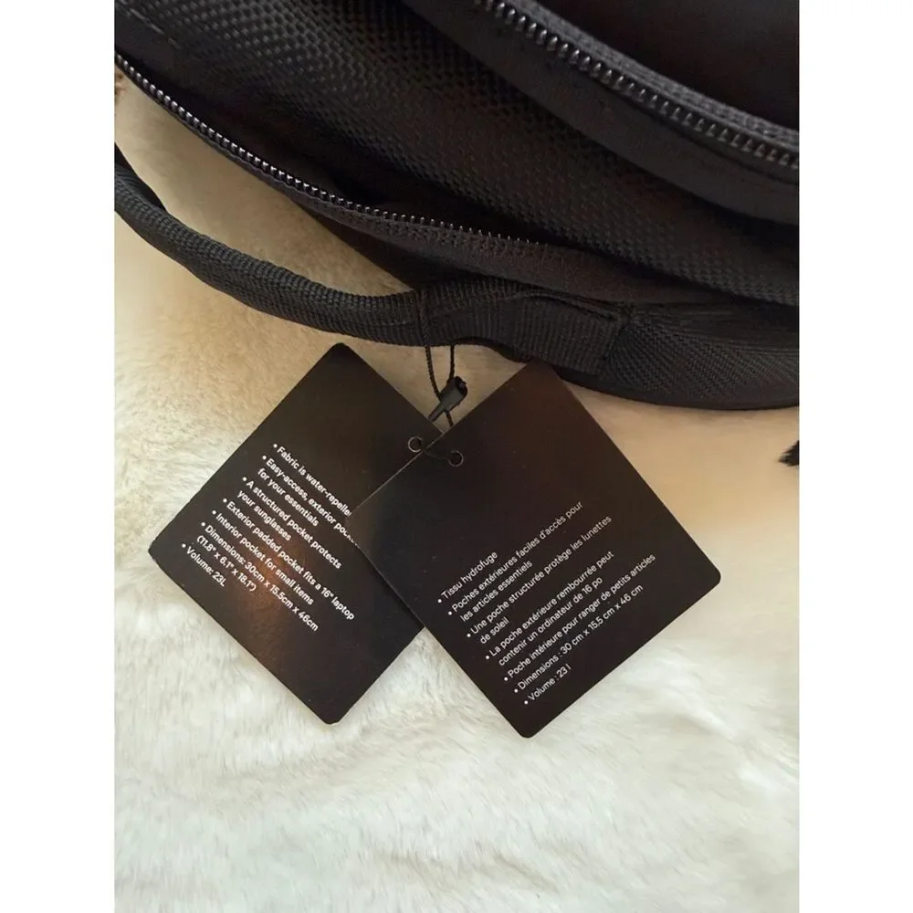 lululemon athletica Black Cruiser Multi-Pocket Everyday Backpack